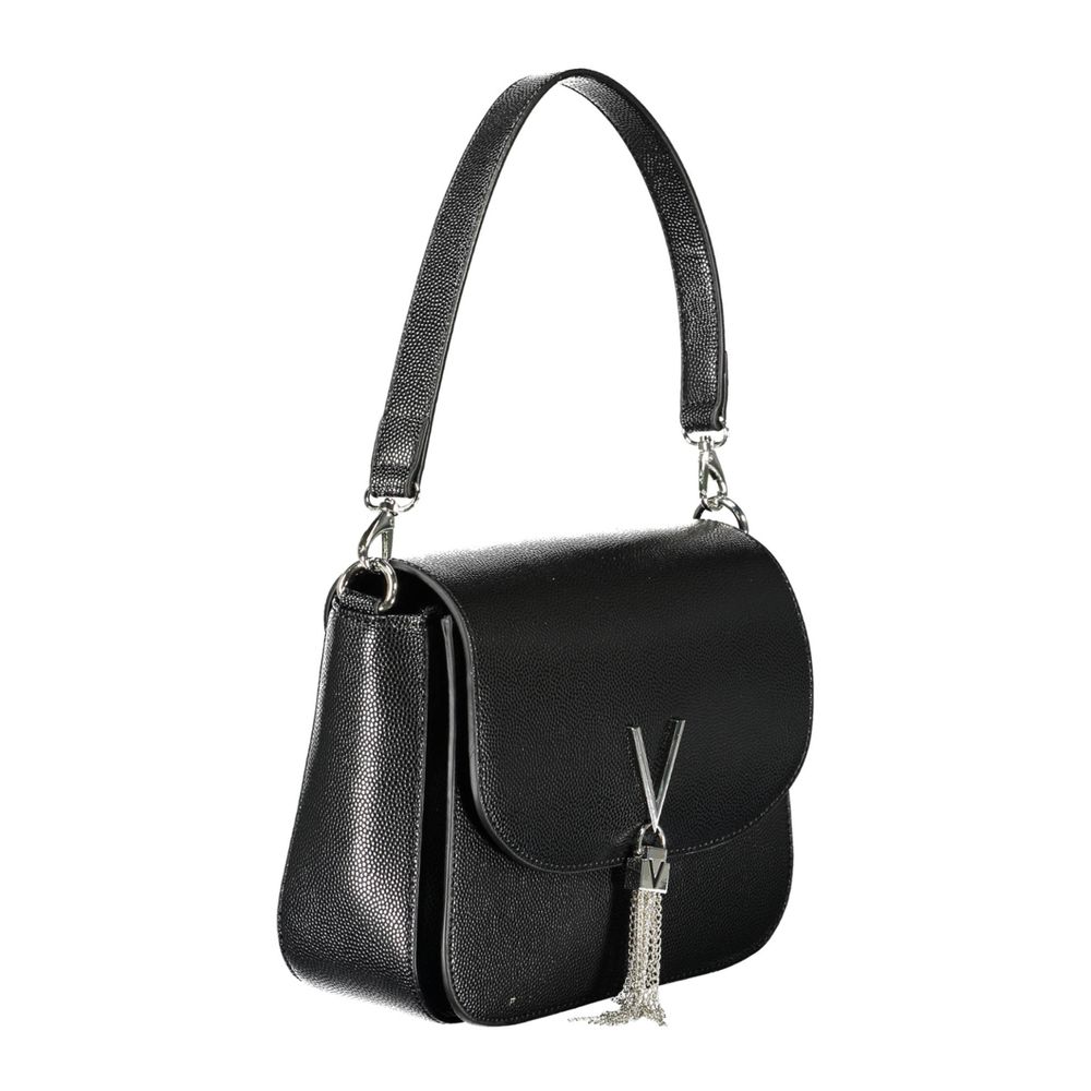 Mario Valentino Schwarze Damen-Handtasche aus Polyurethan