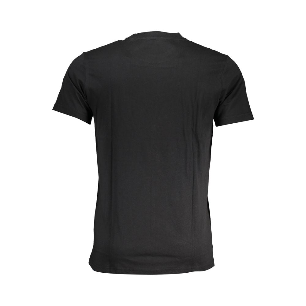 Cavalli Class Schwarzes Baumwoll-T-Shirt für Herren