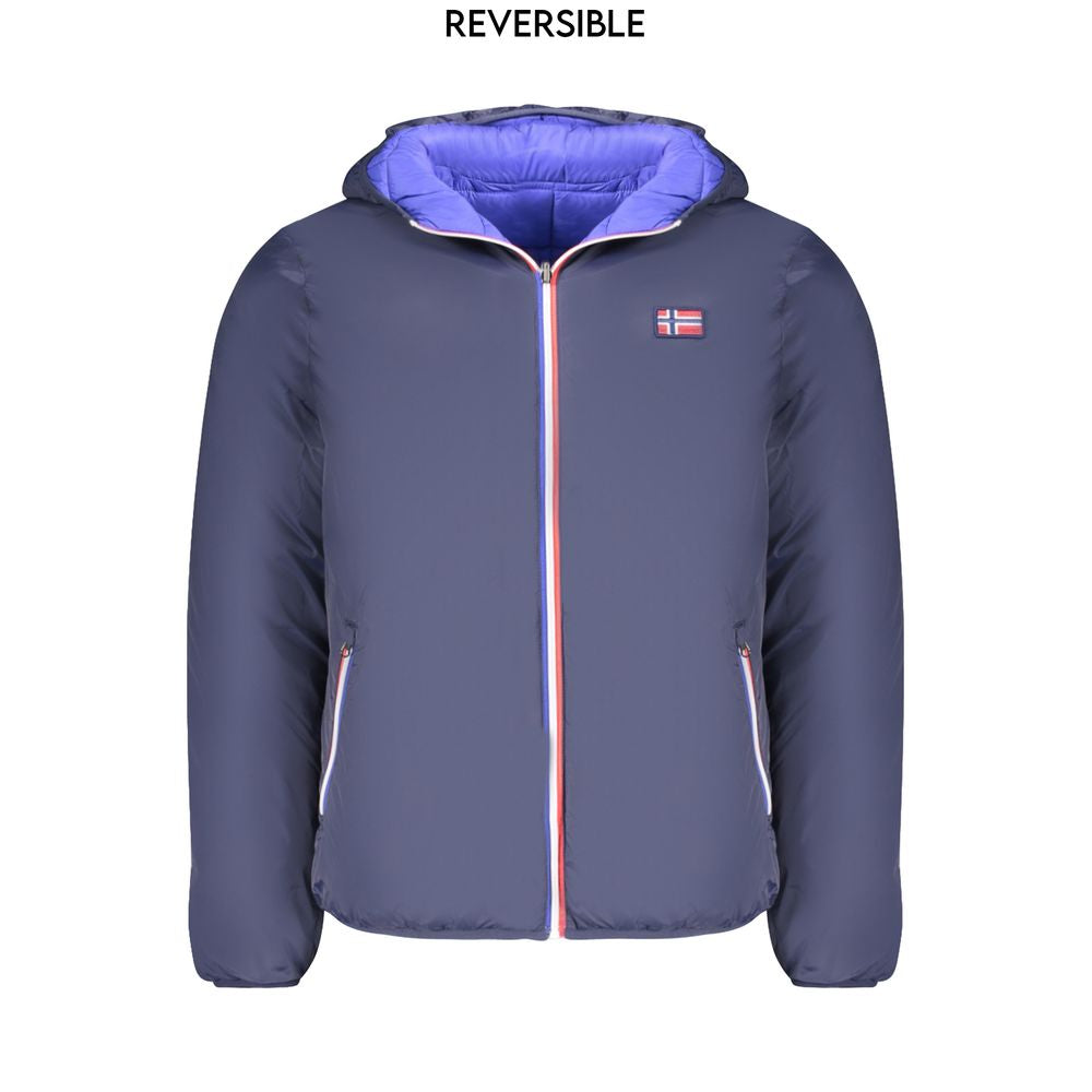 Norway 1963 Blaue Polyamid Herren Jacke