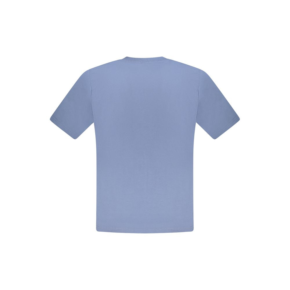 North Sails Blu Baumwoll-T-Shirt für Herren