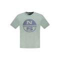 North Sails Verde Baumwoll-T-Shirt für Herren