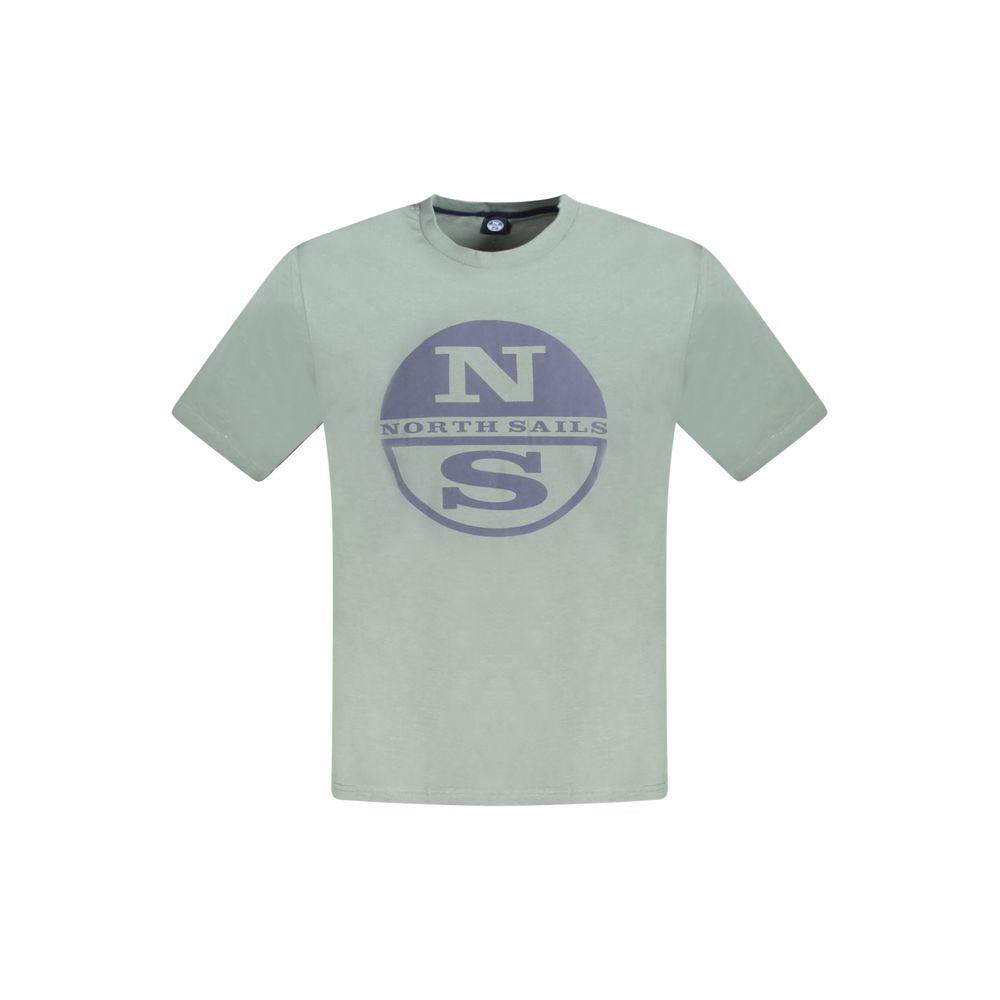 North Sails Verde Baumwoll-T-Shirt für Herren