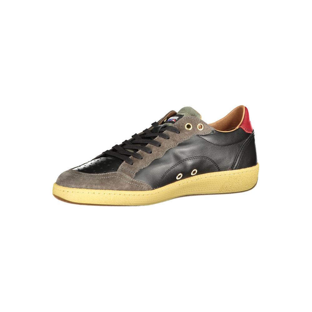 Blue Black Polyester Sneaker