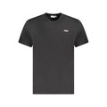 Fila Schwarzes Herren-T-Shirt aus Bio-Baumwolle