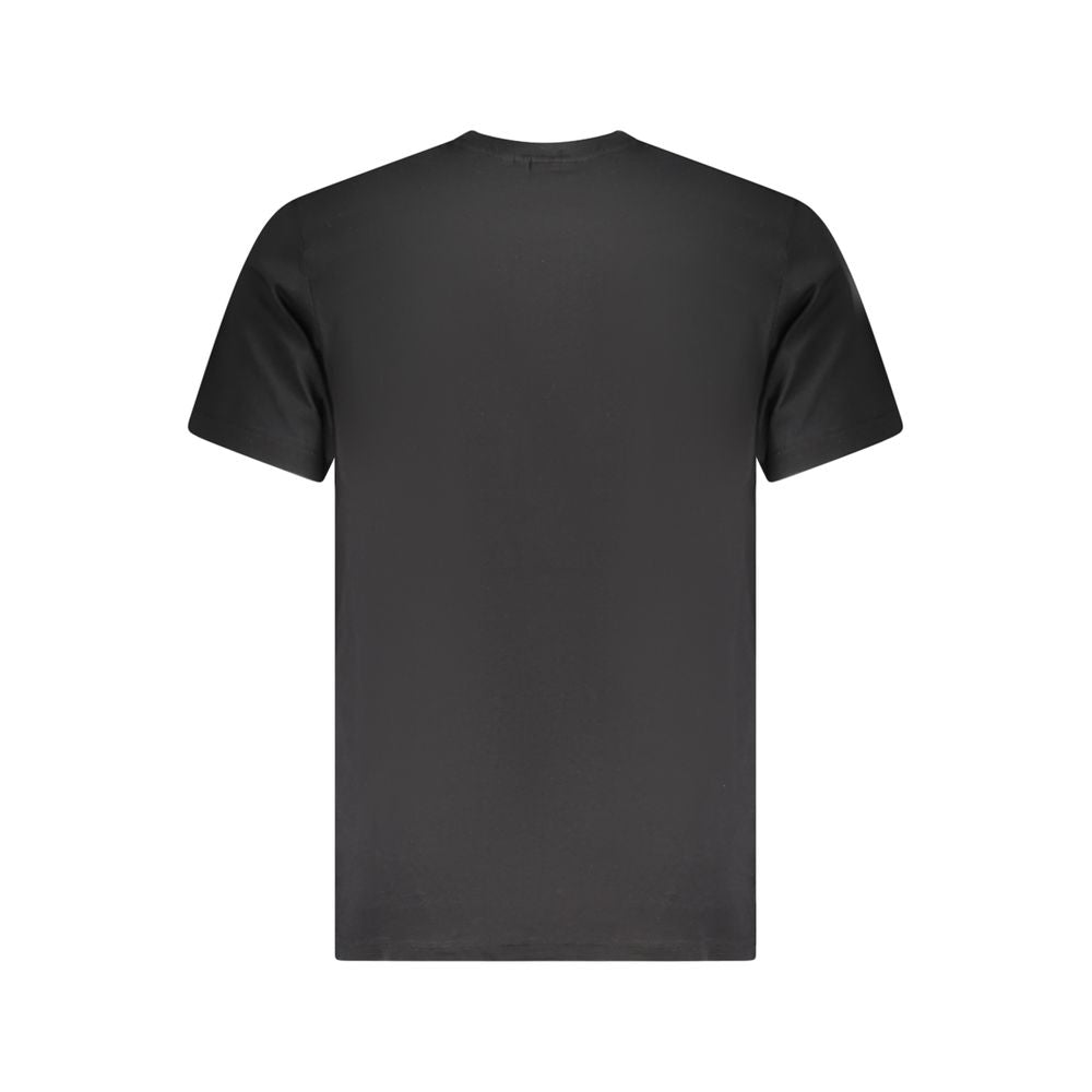 Fila Schwarzes Herren-T-Shirt aus Bio-Baumwolle