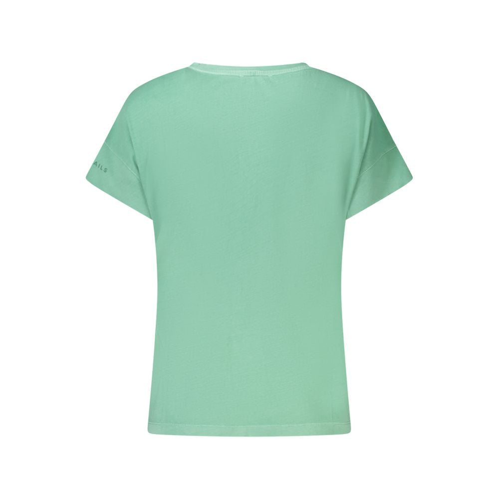 North Sails Grünes Baumwoll-T-Shirt