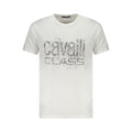 Cavalli Class Bianco Baumwoll-T-Shirt für Herren