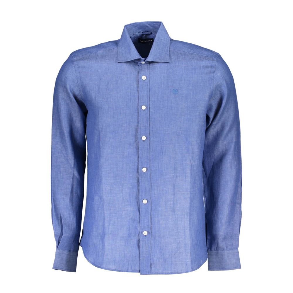 North Sails Sky Blue Linen Shirt