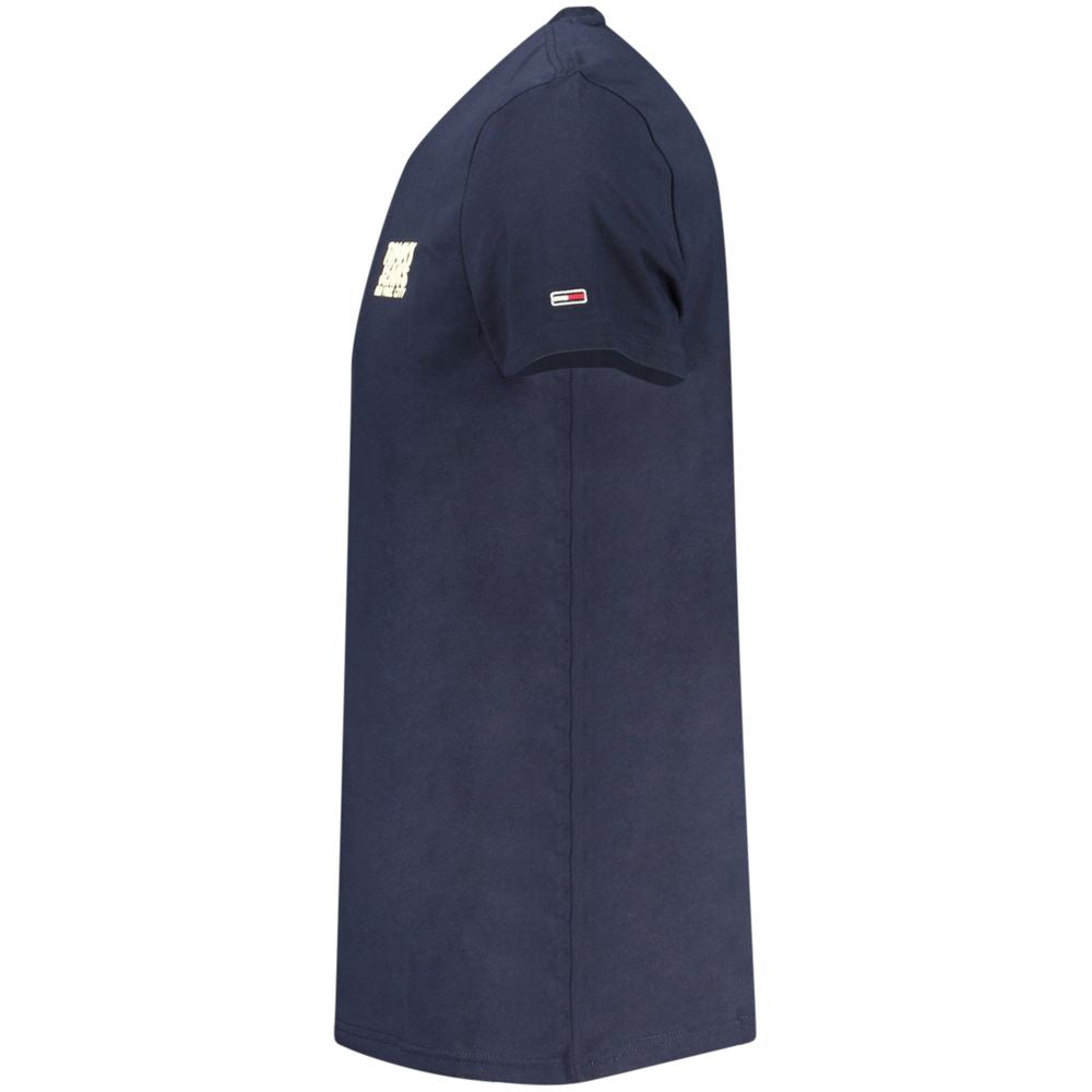 Tommy Hilfiger Baumwoll-T-Shirt in Blau