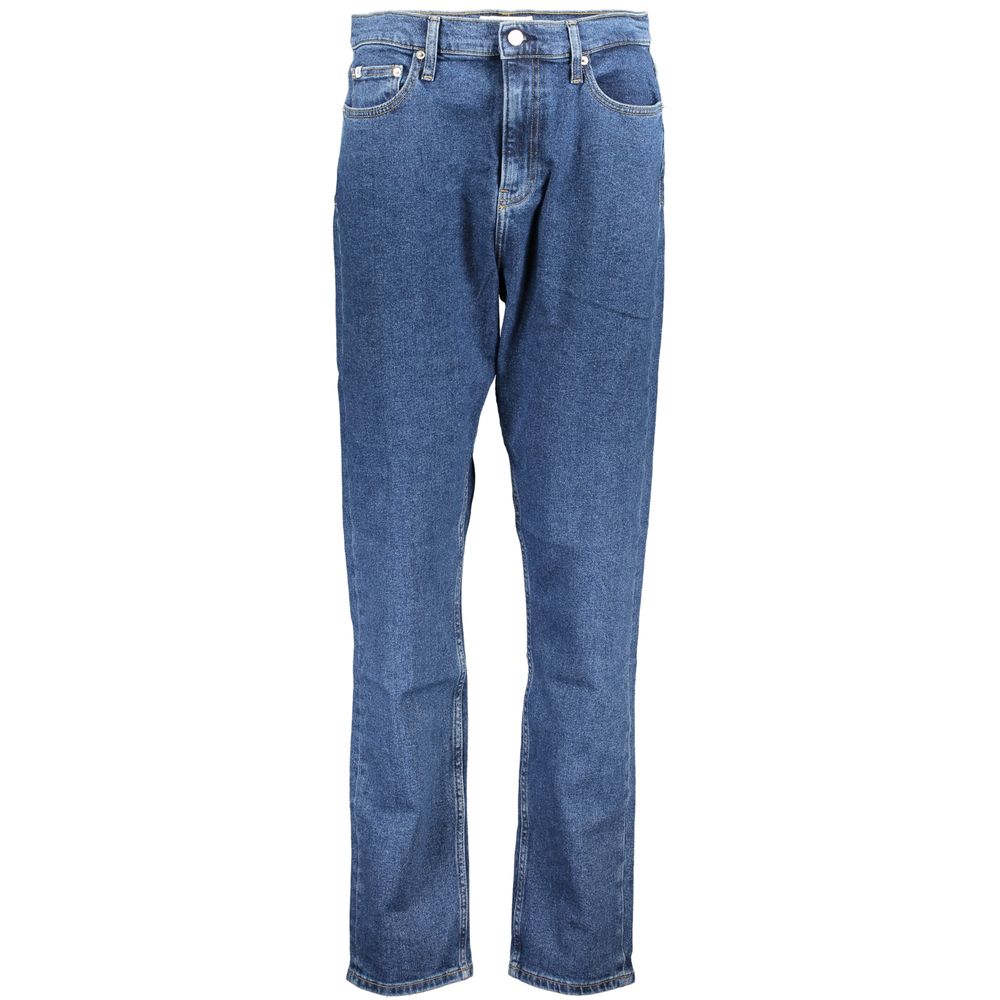 Calvin Klein Blue Cotton Denim Jeans