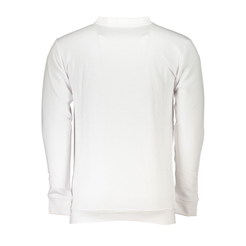 Cavalli Class Baumwoll-Sweatshirt in Weiß