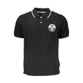 North Sails Schwarzes Herren-Poloshirt aus Baumwolle