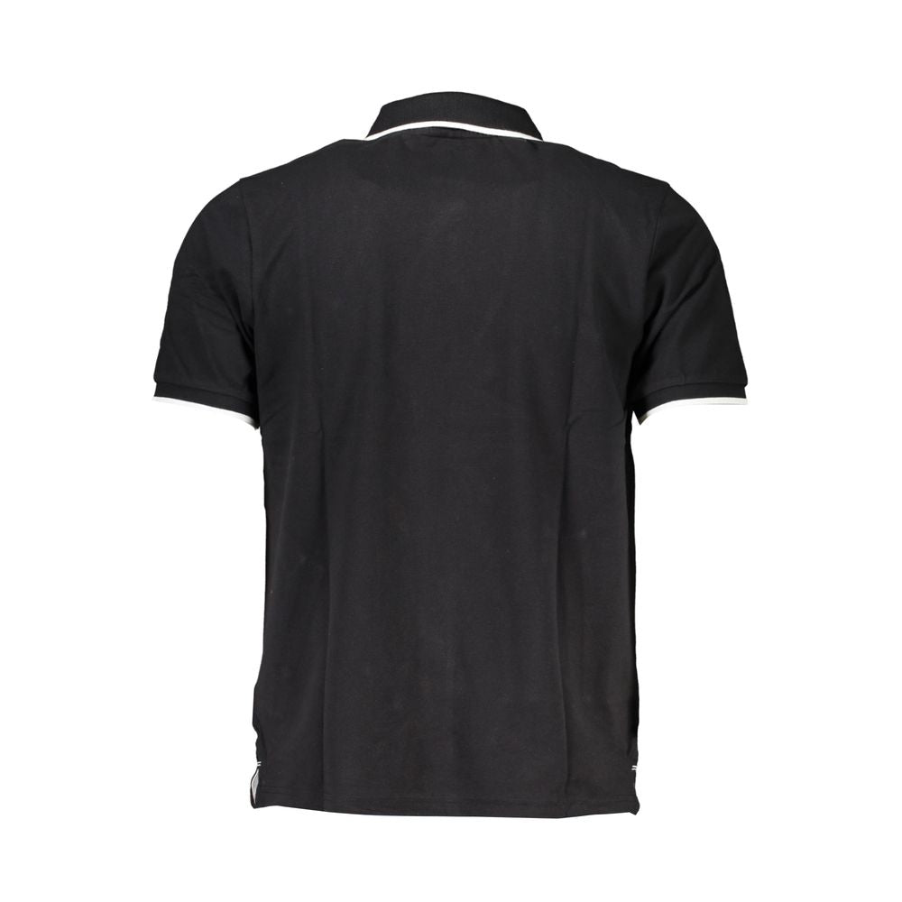 North Sails Schwarzes Herren-Poloshirt aus Baumwolle