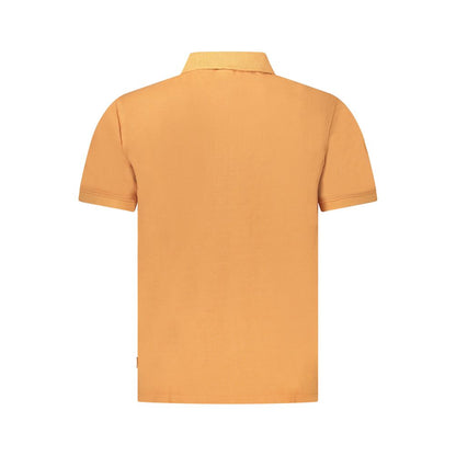 Pepe Jeans Orangefarbenes Baumwoll-Poloshirt für Männer