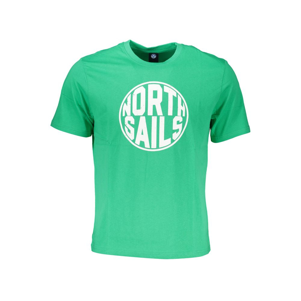 North Sails Verde Baumwoll-T-Shirt für Herren