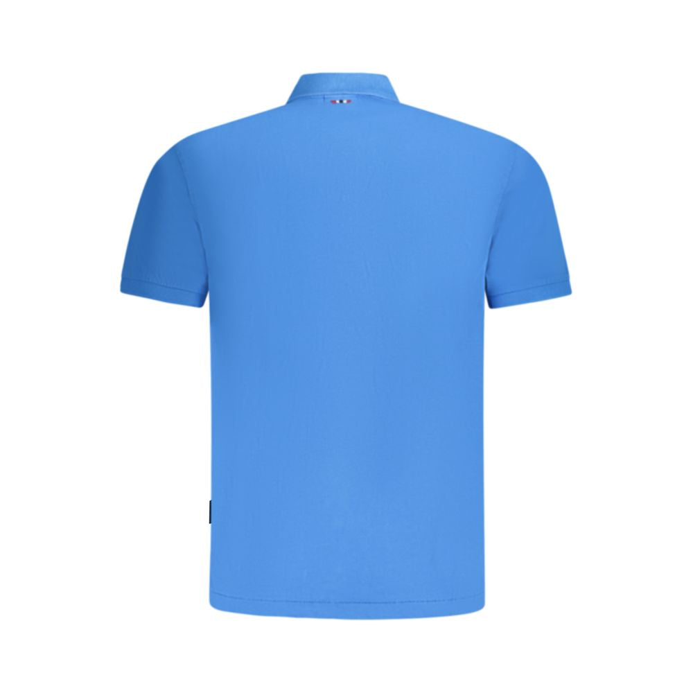 Napapijri Cotton Polo Shirt in Blue