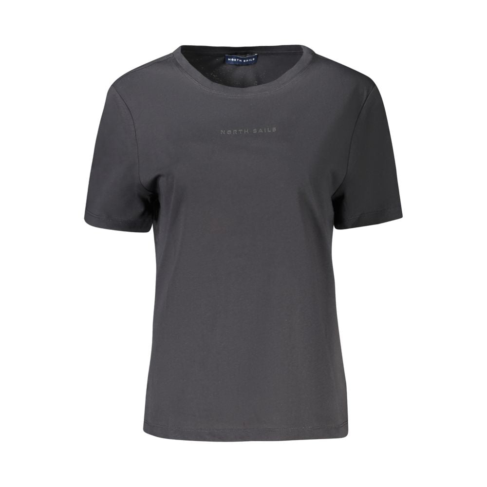 North Sails Baumwoll-T-Shirt in Schwarz