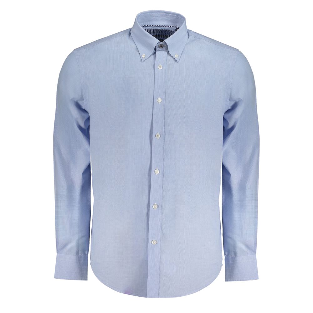 Harmont & Blaine Men's Sky Blue Cotton Shirt