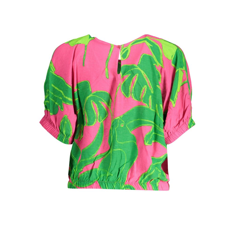 Desigual Rosa Viskose-T-Shirt