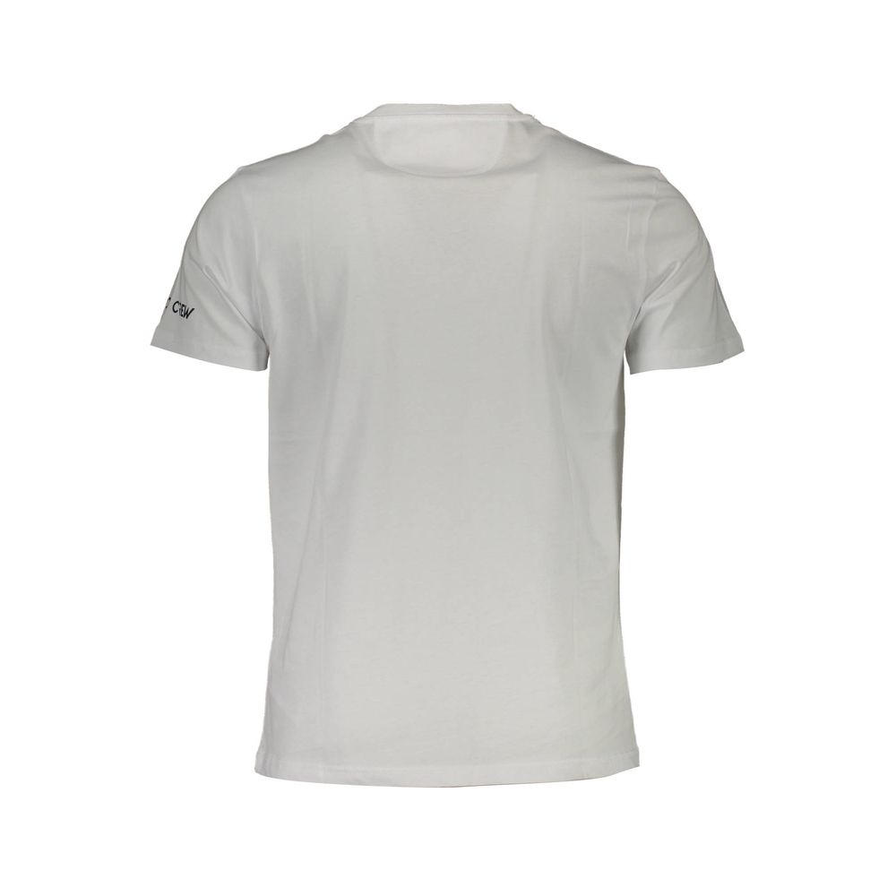 La Martina Weißes Herren-T-Shirt aus Baumwolle