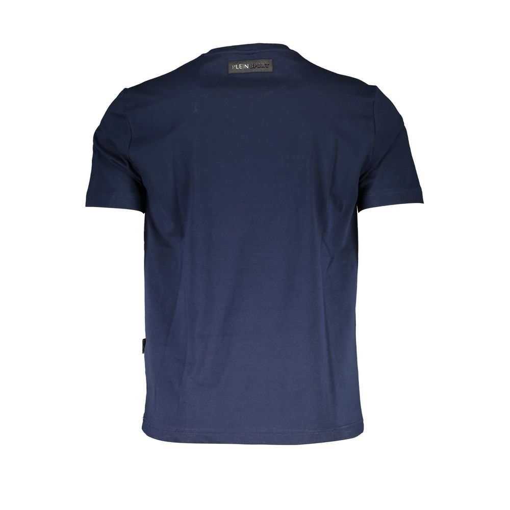 Plein Sport Cotton T-Shirt in Blue