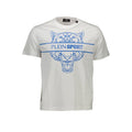Plein Sport Weißes Herren-T-Shirt aus Baumwolle