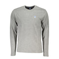 North Sails Braunes Baumwoll-T-Shirt für Männer