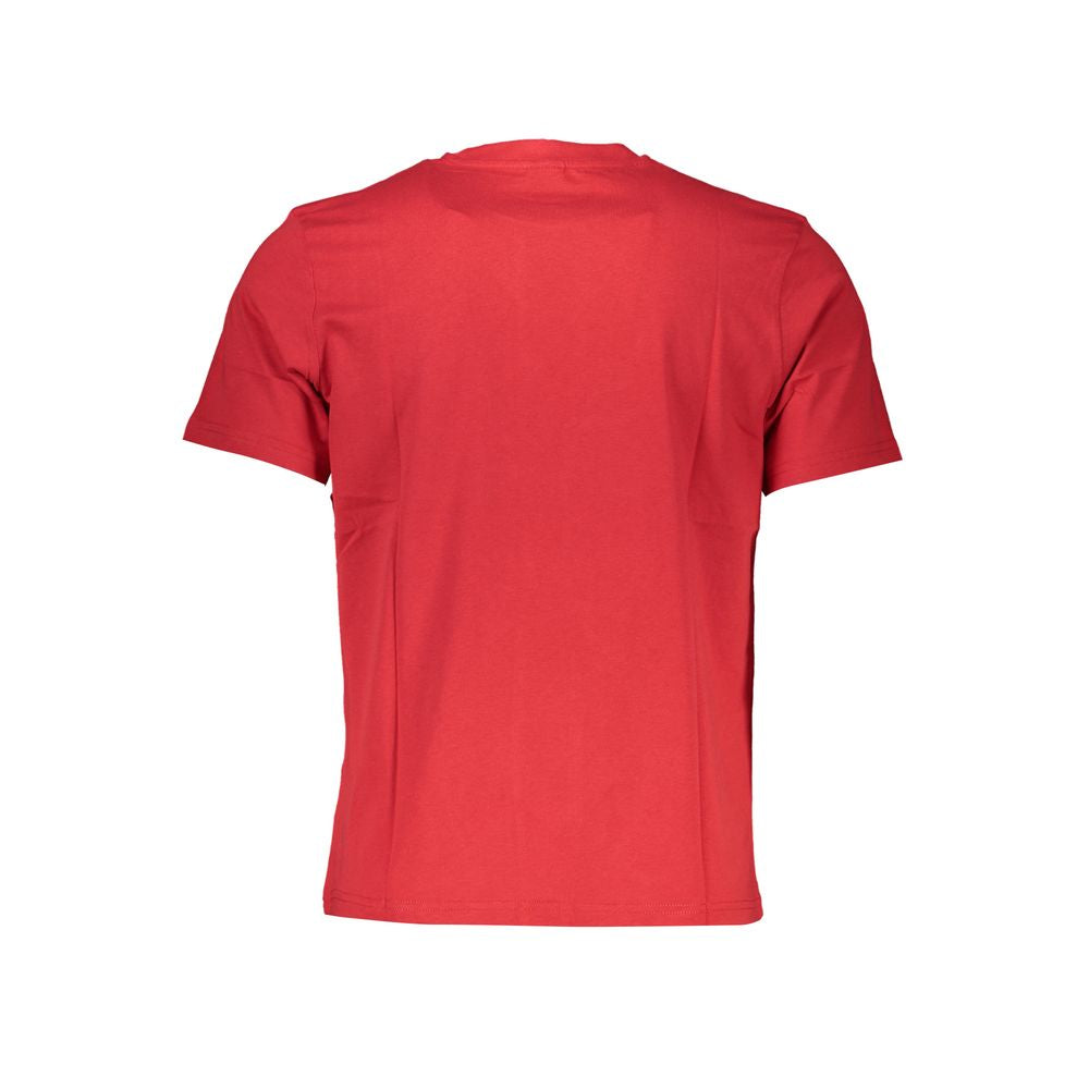 North Sails Rotes Baumwoll-T-Shirt für Herren