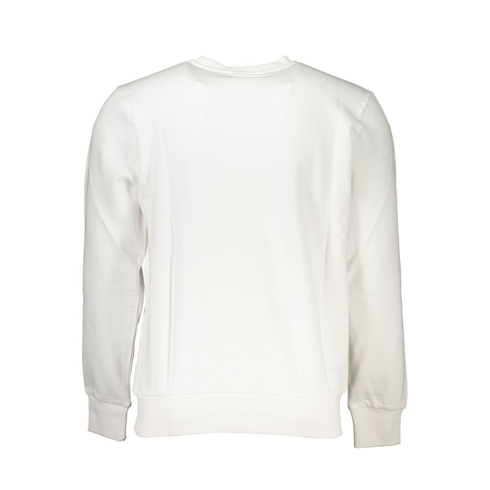 North Sails Weißes Herren-Sweatshirt aus Baumwolle