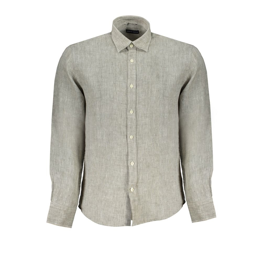 North Sails Grey Linen Shirt