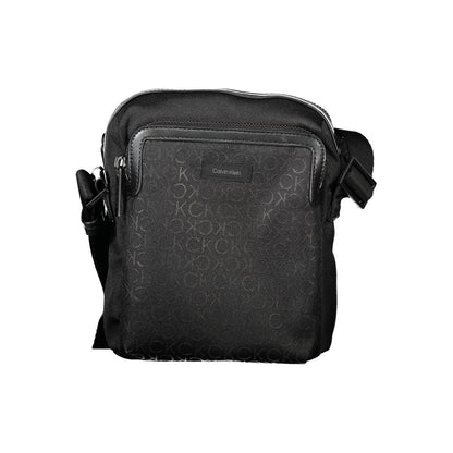 Calvin Klein Schwarze Polyester Männer Umhängetasche