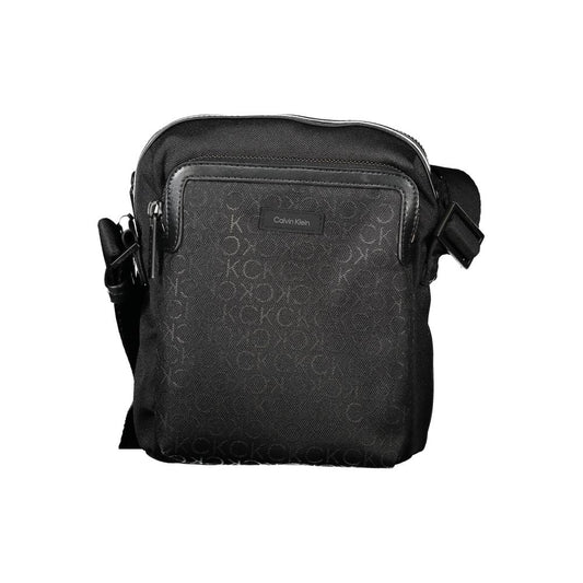 Calvin Klein Schwarze Polyester Männer Umhängetasche