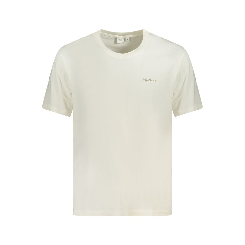 Pepe Jeans Bianco Baumwoll-T-Shirt für Herren