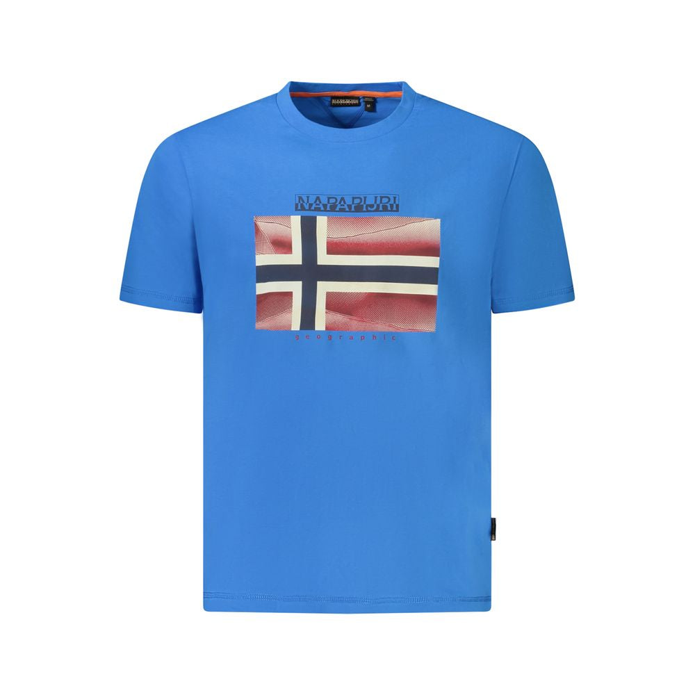 Napapijri Cotton T-Shirt in Blue