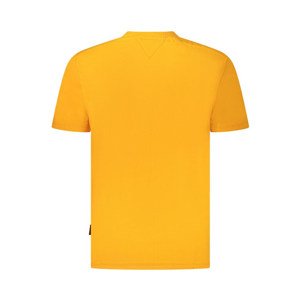Napapijri Arancione Baumwoll-T-Shirt für Herren