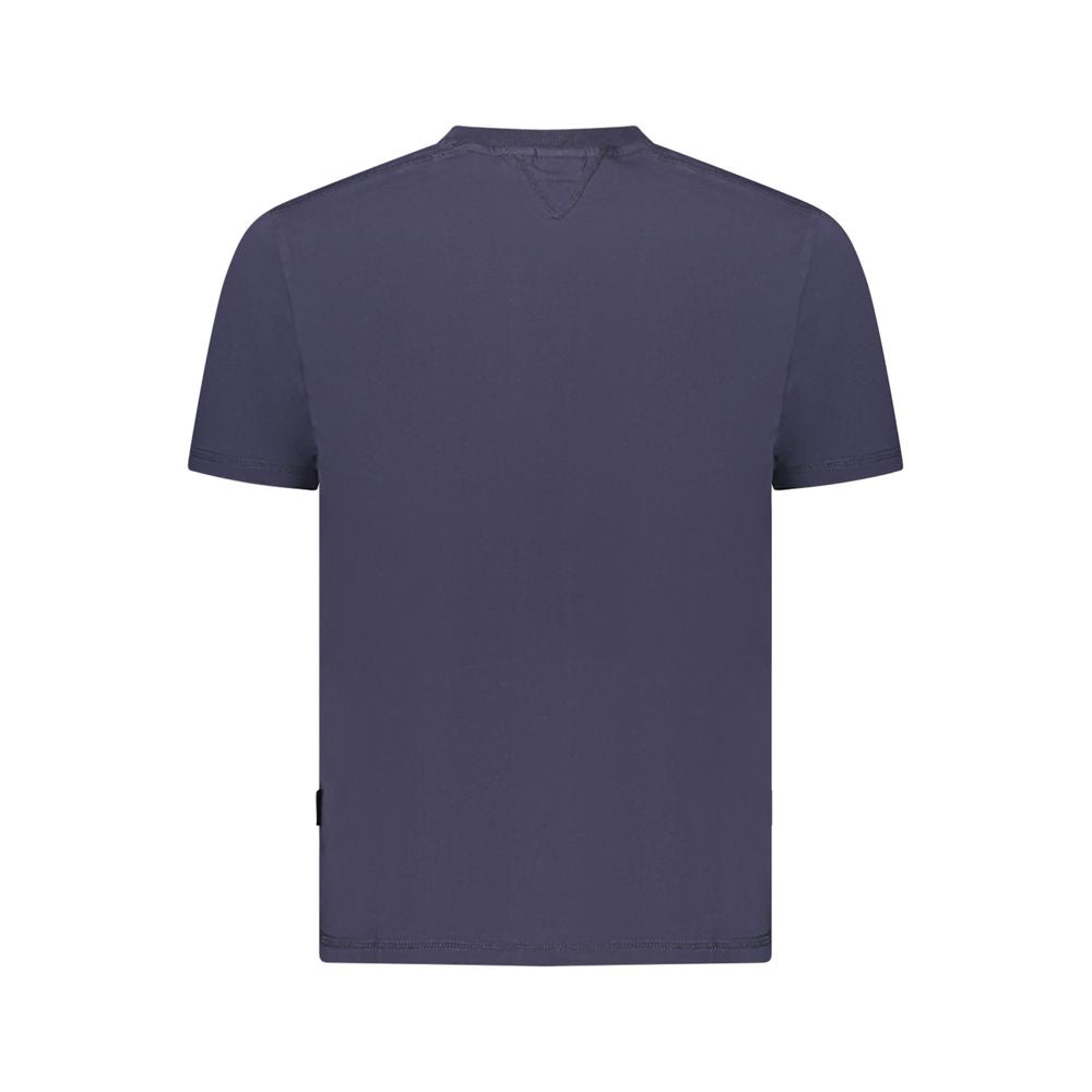 Napapijri Blaues Bio-Baumwoll-T-Shirt für Herren