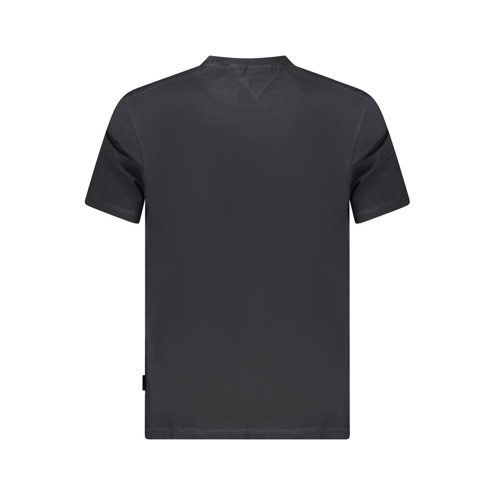 Napapijri Schwarzes Baumwoll-T-Shirt für Herren