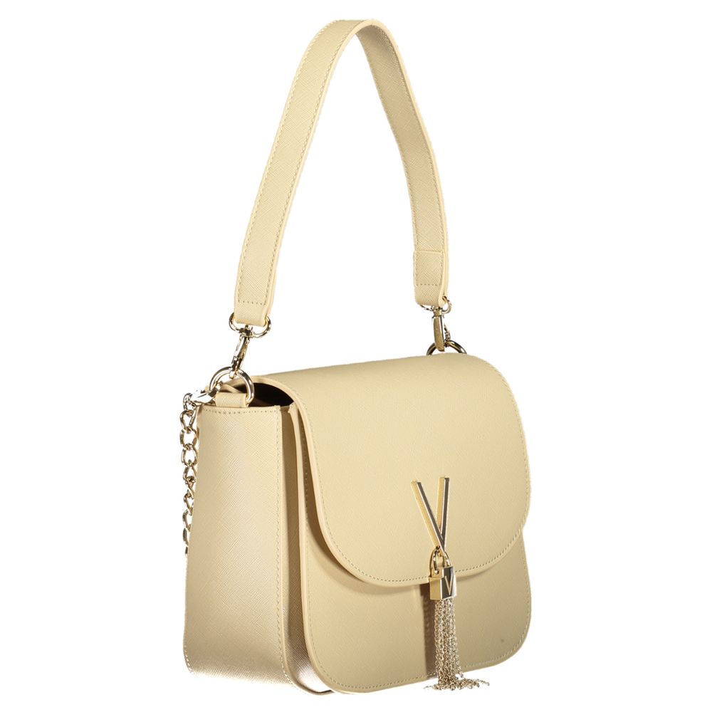 Mario Valentino Damen-Handtasche aus beigem Polyurethan