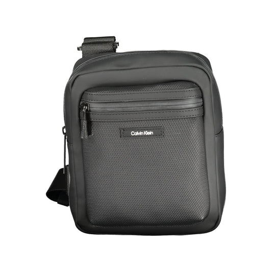 Calvin Klein Schwarze Polyester Männer Umhängetasche
