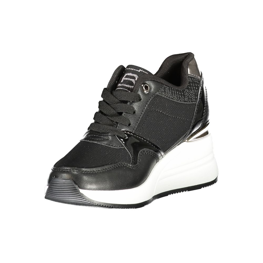 Laura Biagiotti Schwarzer Polyester-Sneaker
