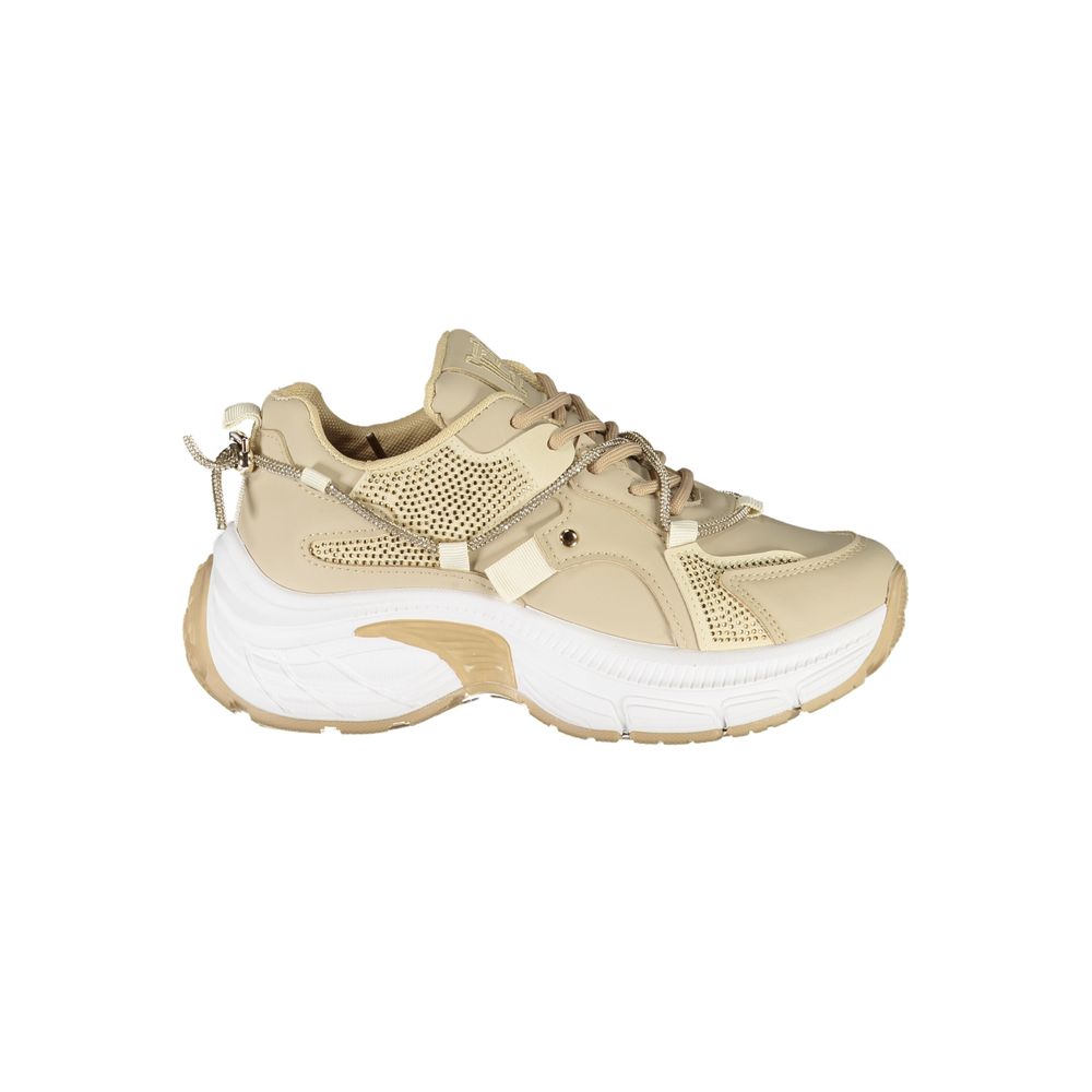 Laura Biagiotti Beige Polyester Damensneaker