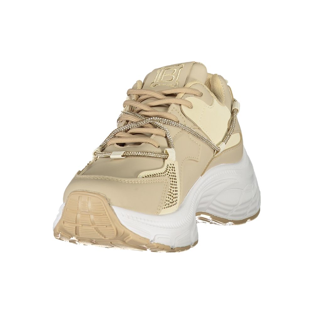 Laura Biagiotti Beige Polyester Damensneaker