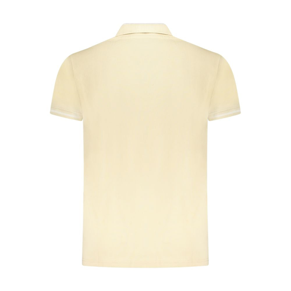 Cavalli Class Beige Baumwoll-Herren-Poloshirt
