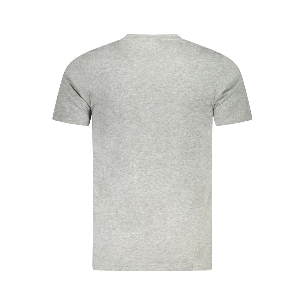Cavalli Class Grigio Baumwoll-T-Shirt für Herren