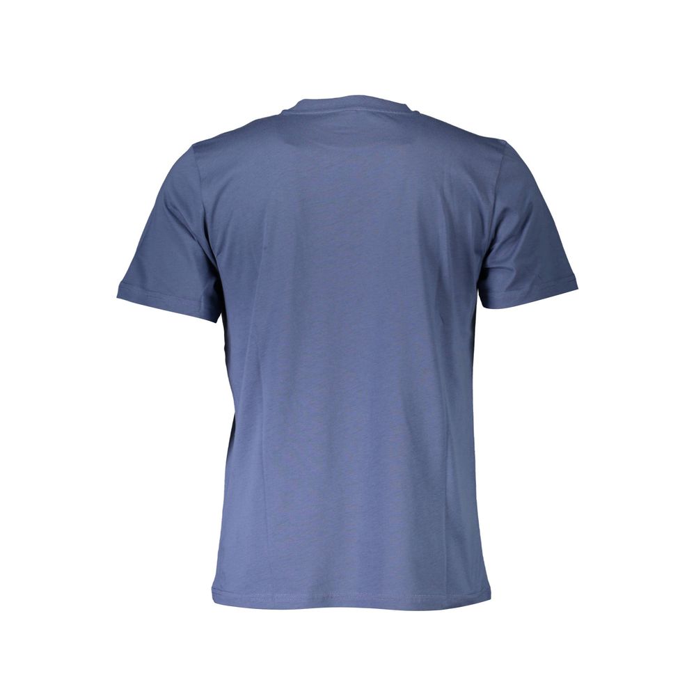 North Sails Blu Baumwoll-T-Shirt für Herren