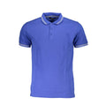 Cavalli Class Blu Cotton Herren Poloshirt
