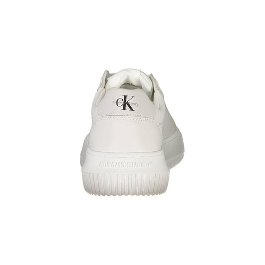 Calvin Klein Weißer Polyester Damen Sneaker
