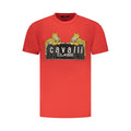 Cavalli Class Rosso Baumwoll-T-Shirt für Herren