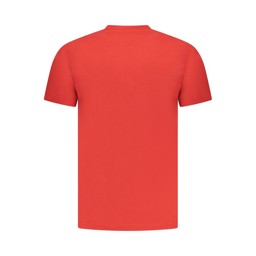 Cavalli Class Rosso Baumwoll-T-Shirt für Herren