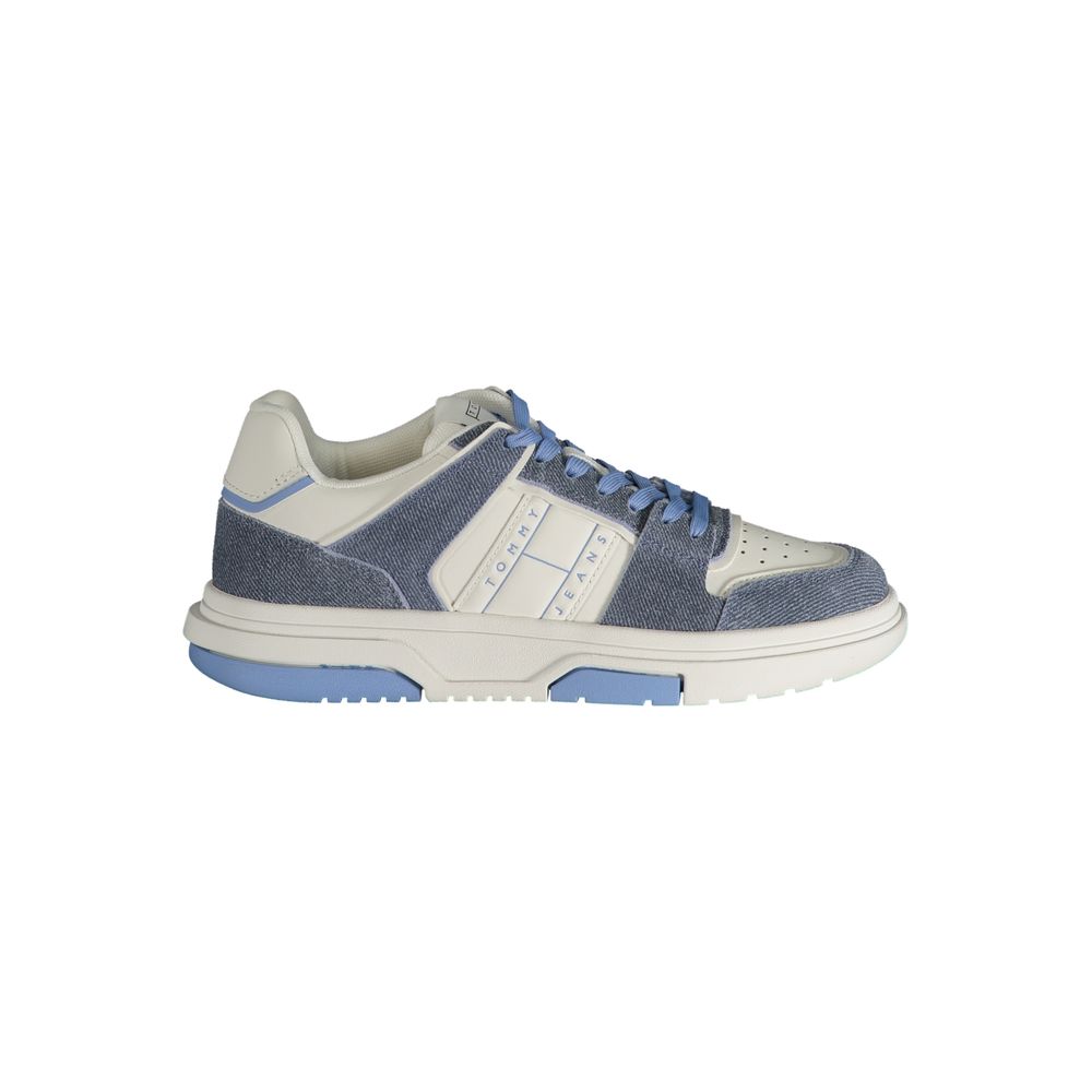 Tommy Hilfiger Light Blue Leather Women's Sneakers